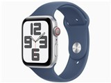 Apple Watch SE 第2世代 GPS+Cellularモデル 44mm MXGP3J/A [シルバー・デニムスポーツバンド S/M] JAN: