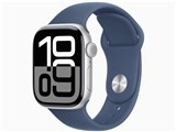 Apple Watch Series 10 GPS+Cellularモデル 42mm MWX43J/A [シルバー・デニムスポーツバンド M/L] JAN:4549995501261