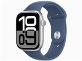 Apple Watch Series 10 GPSモデル 46mm MWWM3J/A [シルバー・デニムスポーツバンド M/L] JAN: