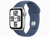 Apple Watch SE 第2世代 GPSモデル 40mm MXED3J/A [シルバー・デニムスポーツバンド M/L] JAN: