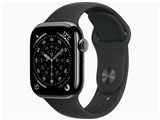 Apple Watch Series 11 GPS+Cellularモデル 42mm MF8R4J/A [スレートチタニウムケース・ブラックスポーツバンド S/M] JAN:4549995626155