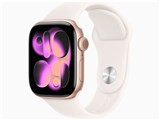 Apple Watch Series 11 GPS+Cellularモデル 42mm MF8F4J/A [ローズゴールド・ライトブラッシュスポーツバンド M/L] JAN:4549995625974