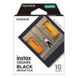 FUJIFILM チェキ フィルム　チェキスクエア用フィルム 「instax SQUARE BLACK」 1パック（10枚入） JAN:4547410370010