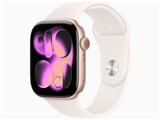 Apple Watch Series 11 GPSモデル 46mm MEV74J/A [ローズゴールド・ライトブラッシュスポーツバンド M/L] JAN:4549995623086