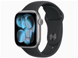 Apple Watch Series 11 GPSモデル 42mm MEQW4J/A [スペースグレイ・ブラックスポーツバンド S/M] JAN:4549995622768