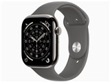 Apple Watch Series 11 GPS+Cellularモデル 46mm MFCX4J/A [ナチュラルチタニウムケース・ストーングレイスポーツバンド M/L] JAN:4549995626896