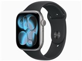 Apple Watch Series 11 GPSモデル 46mm MEV04J/A [スペースグレイ・ブラックスポーツバンド S/M] JAN:4549995623000