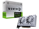 GeForce RTX 5060 8G VENTUS 2X OC WHITE [PCIExp 8GB] JAN:4711377344296